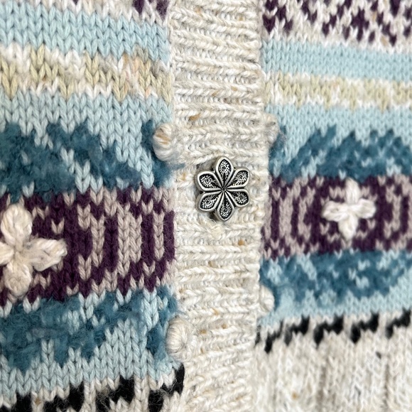 Northern Reflections Vintage Fair Isle Button Up Cardigan - Picture 3 of 9